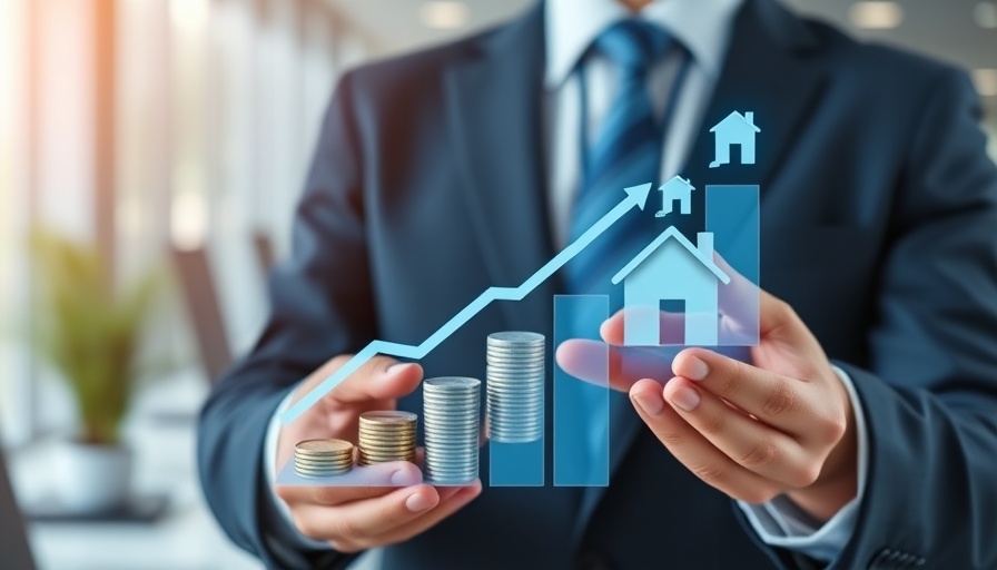 Financial growth concept with coins and graph, Vanguard ETFs.