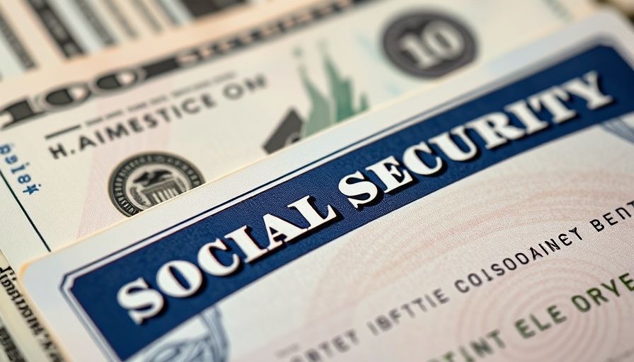 Social Security card with $100 bills symbolizing survivor benefits.