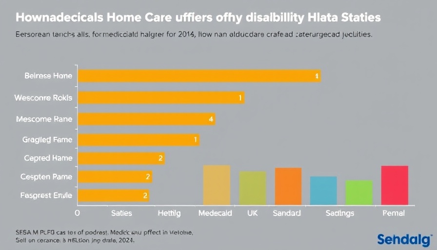 Chart showing states' Medicaid home care offerings for disabilities.