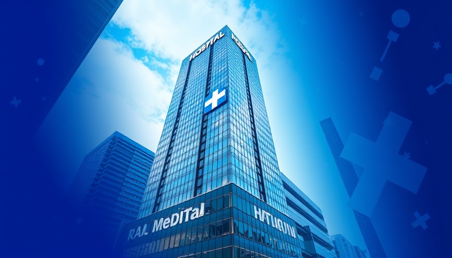 Modern hospital building with geometric design, key facts about hospitals