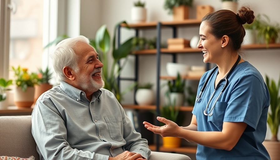 Proactive Care Management for Seniors: Engaging conversation in a cozy setting.