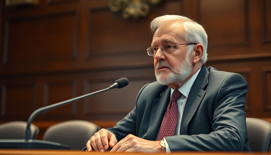 Elderly man listening in conference on vaccines and autism link research.