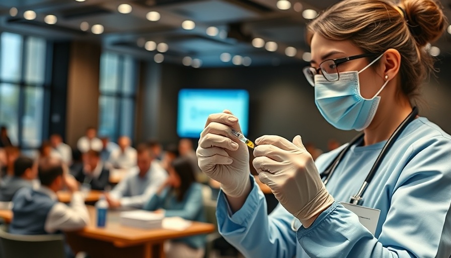 Healthcare vaccine preparation and conference setting, CDC vaccine autism study.