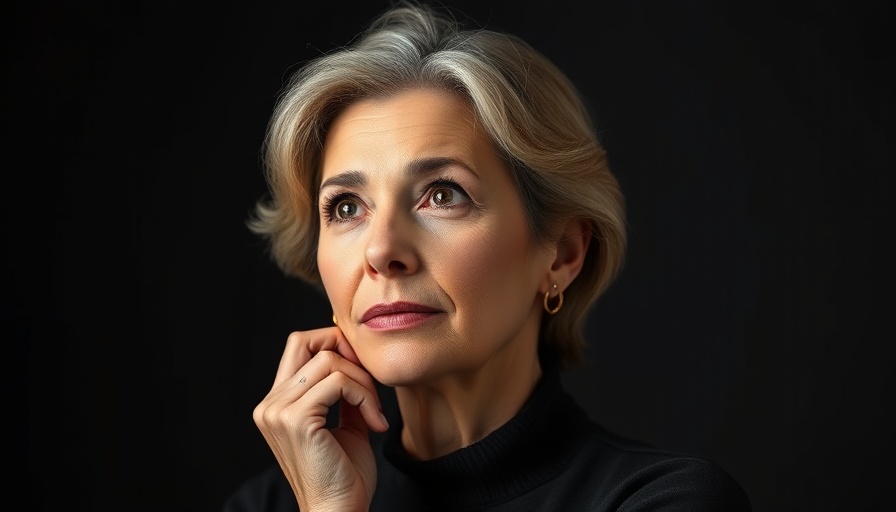 Mature woman posing thoughtfully, representing Medicare Medicaid impact on budget framework.