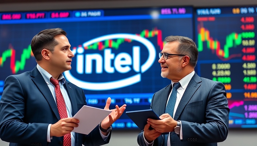 Intel Stock Turnaround Opportunity discussion with professionals in business attire.