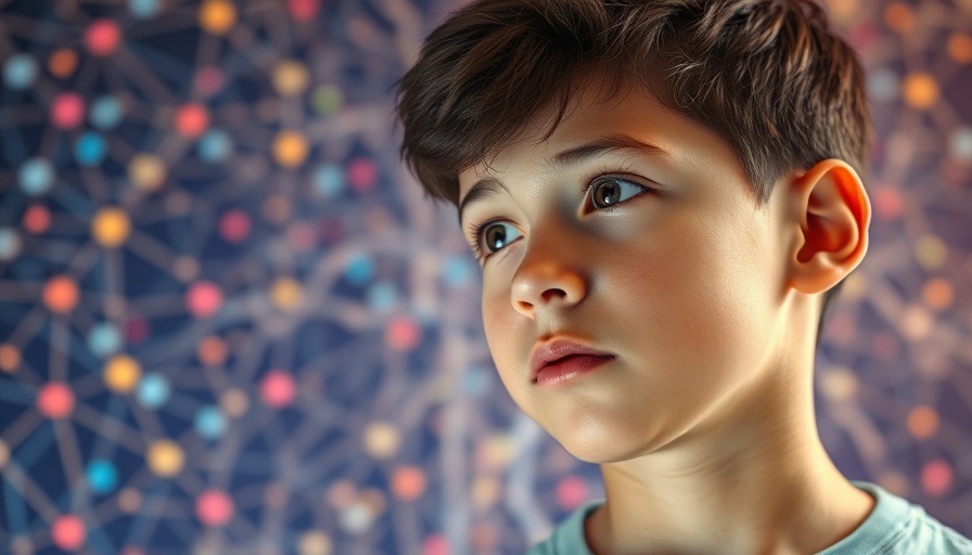 Invisible autism challenges visualized through abstract patterns.