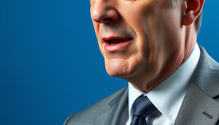 Middle-aged man speaking during TV interview discussing RFK Jr. autism remarks.