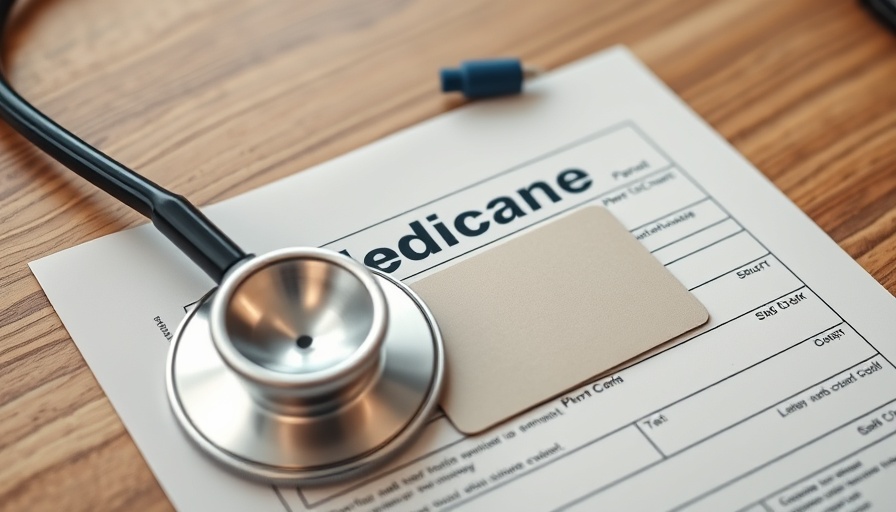 Medicare myths 2025: Form and card on desk.