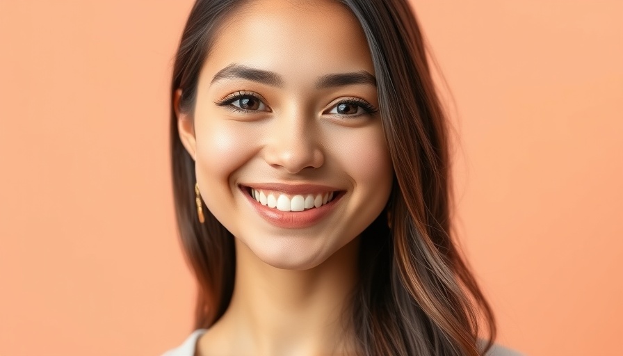 Portrait of a smiling young woman representing autism in media.