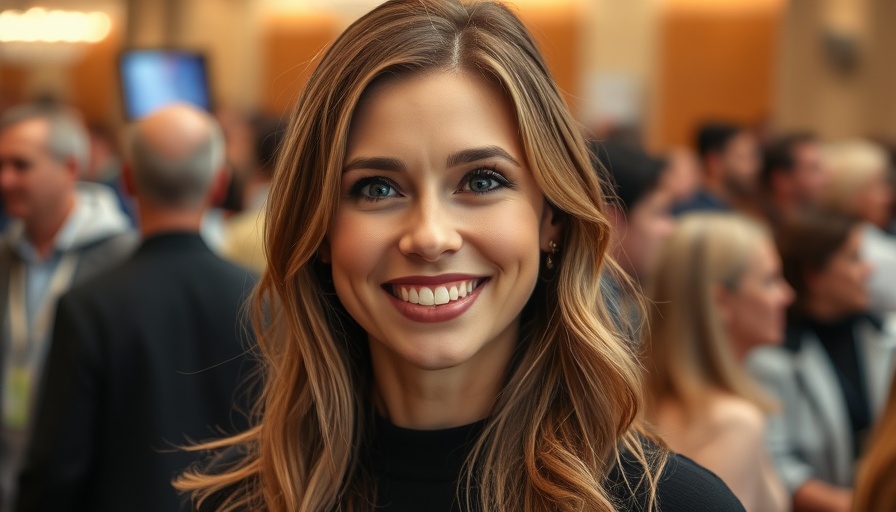 Smiling woman at event, nominated for Surgeon General.