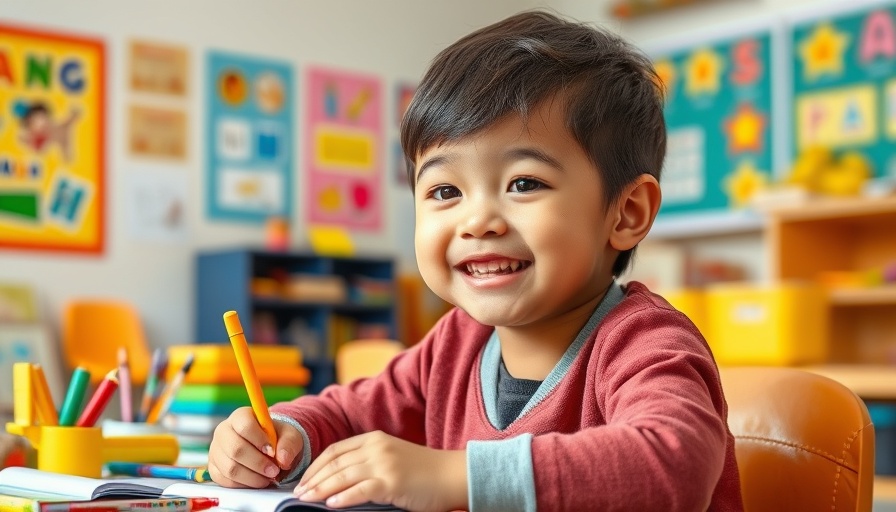 Child engaging in educational activities unlocking potential.