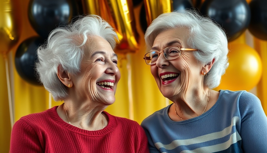 Two elderly women enjoying a lively conversation, Age-Friendly Action Plan Long Beach.