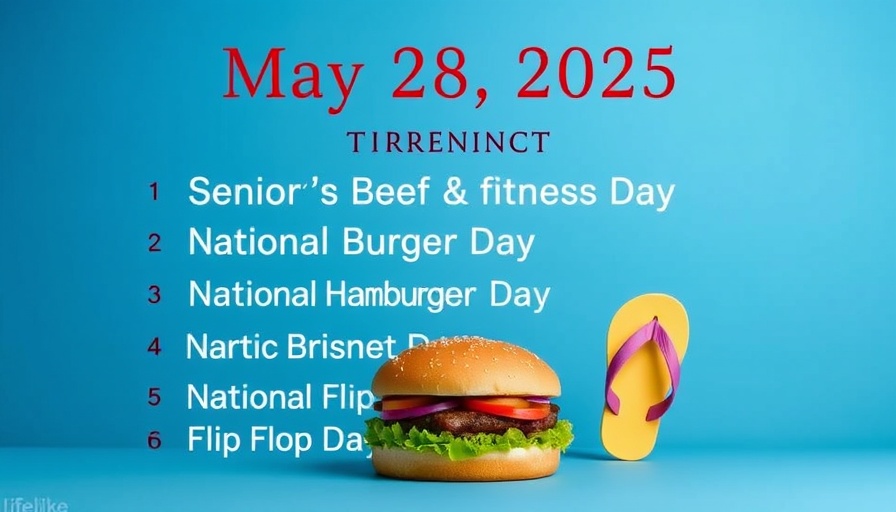 May 28, 2025 National Day Calendar announcement with various observances.