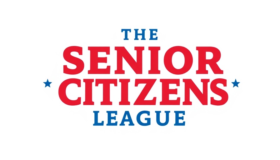 Patriotic logo of The Senior Citizens League.