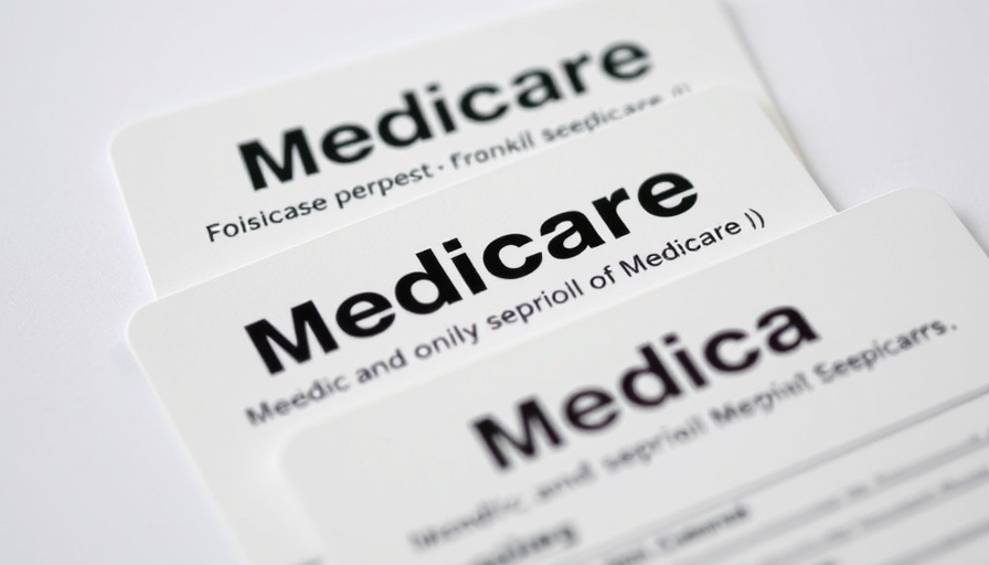Close-up of Medicare cards highlighting health insurance concerns.