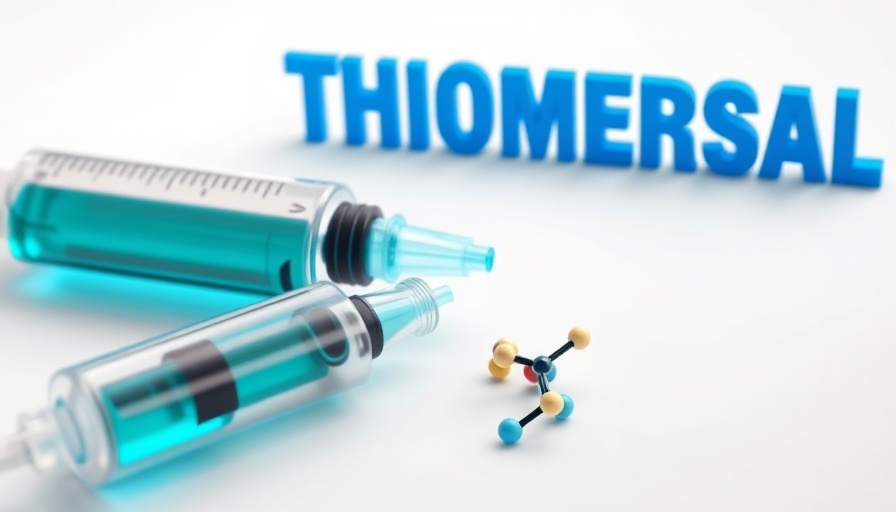 Thimerosal and syringes related to vaccines and autism debate.