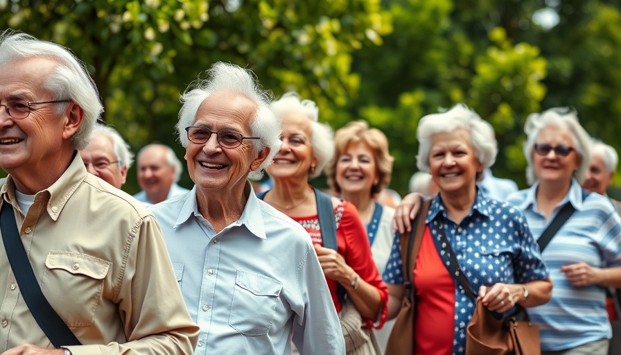 Elderly group celebrating at an independent living community Muskegon.