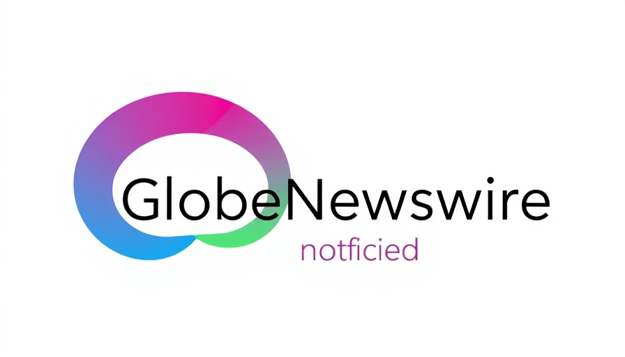 Logo of GlobeNewswire by notified with colorful design.