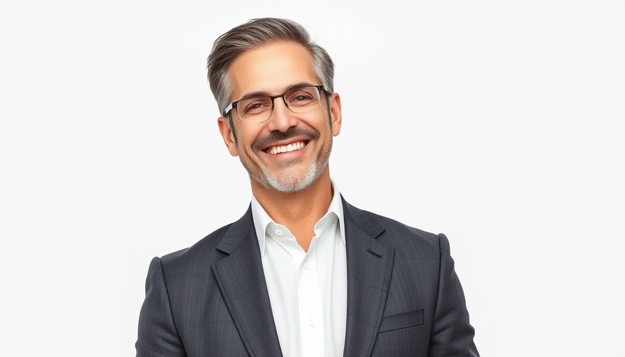 Confident man in suit symbolizing health insurance growth for seniors.
