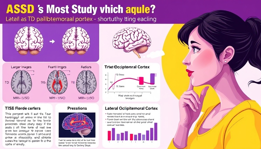 Autism therapy centers Muskegon: Brain study infographic highlights ASD and TD.