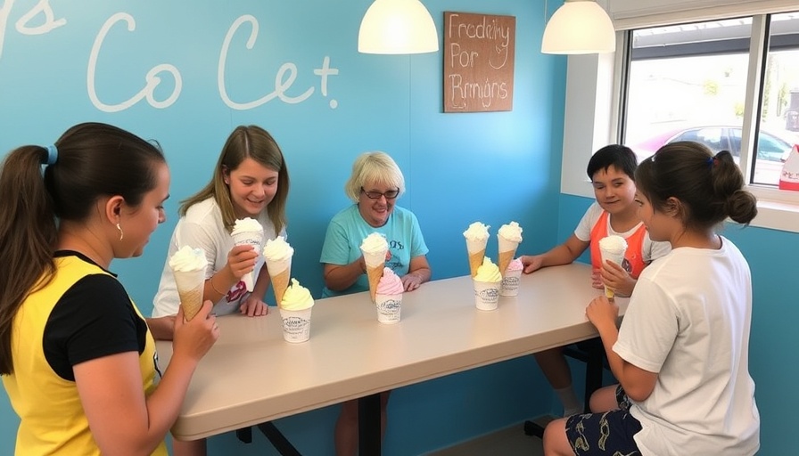 Ice cream party at Ayden bakery to help out Aces for Autism
