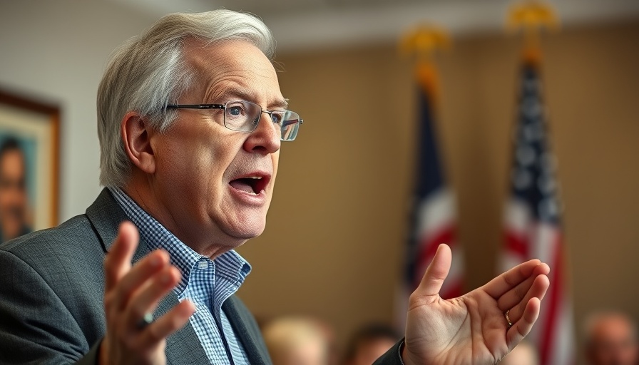 Elderly man in office discussing taxes on Social Security benefits.