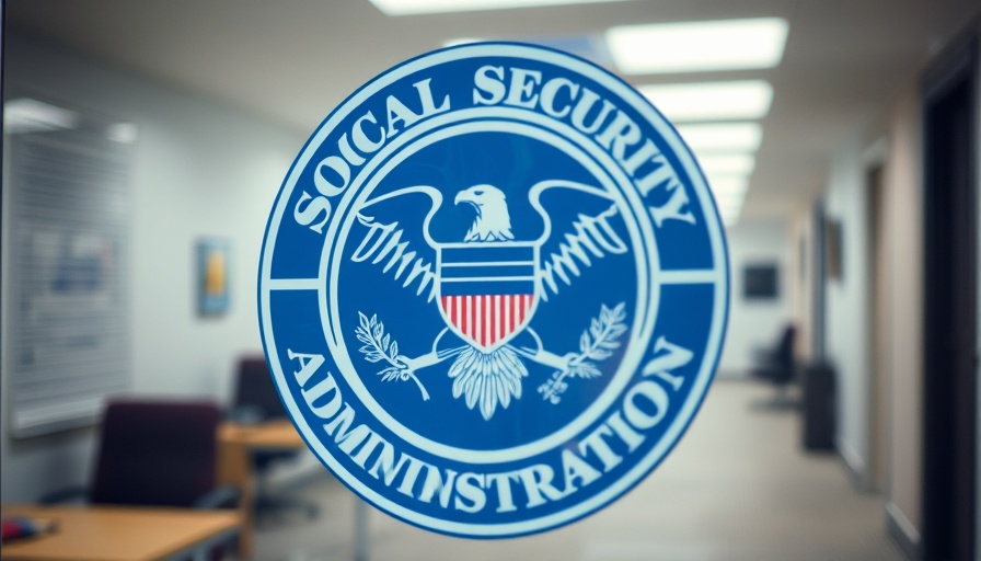 Social Security Administration logo, taxes on Social Security benefits.