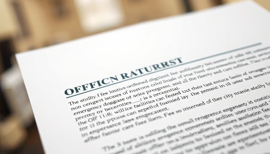 City ordinance on non-emergency response fees related to senior care.