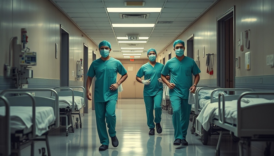 Hospital scene with medical staff in motion indicating Medicaid coverage loss concerns