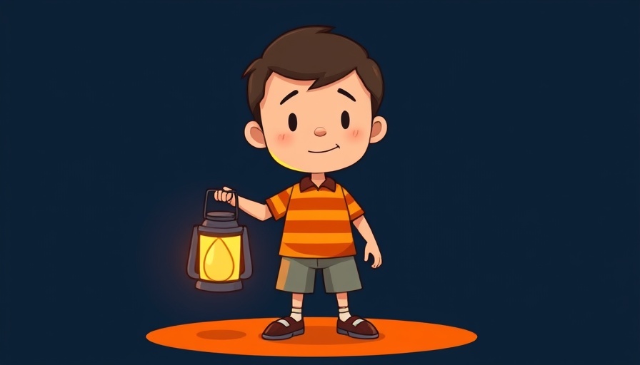 Cartoon character with lantern representing Limit Kiwi Insurance's Health Offerings.