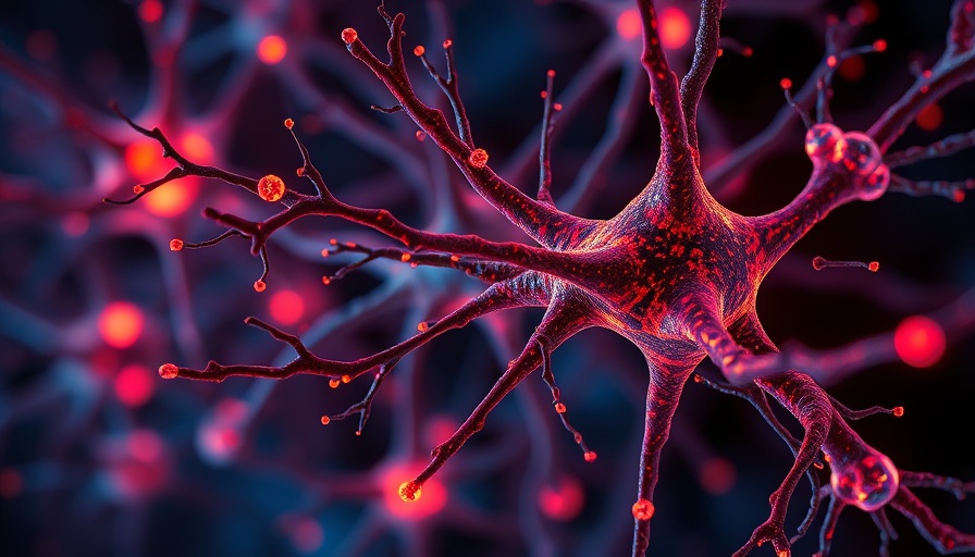 Illustration depicting hidden proteins tied to Alzheimer’s.