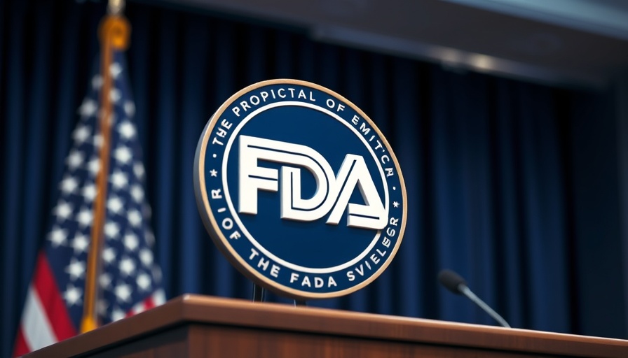 FDA emblem in a professional setting related to FDA-Whoop drama.
