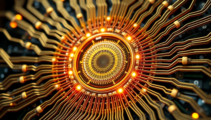 Futuristic quantum computing unit with glowing core, symbolizing quantum computing stock comeback.