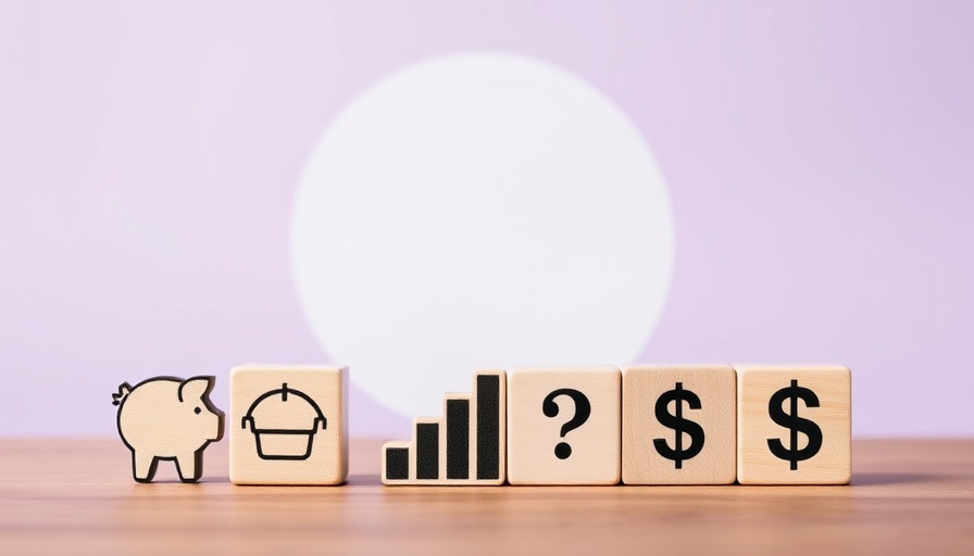 Wooden blocks with financial symbols, representing retirement income tax strategies.