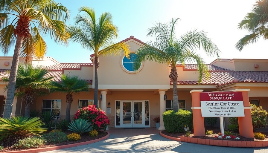 Arizona senior care facility entrance underscores safety and welcoming environment.