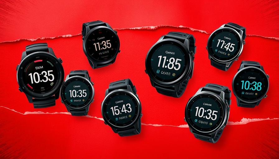 Collage of versatile Garmin watches for seniors displaying features.