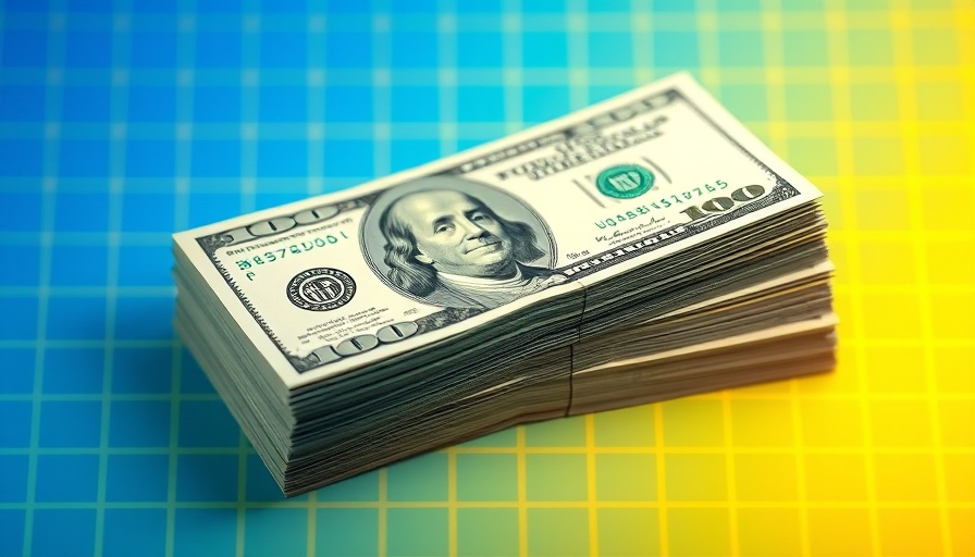 Stack of dollar bills symbolizing Muskegon Social Security retirement sign up.