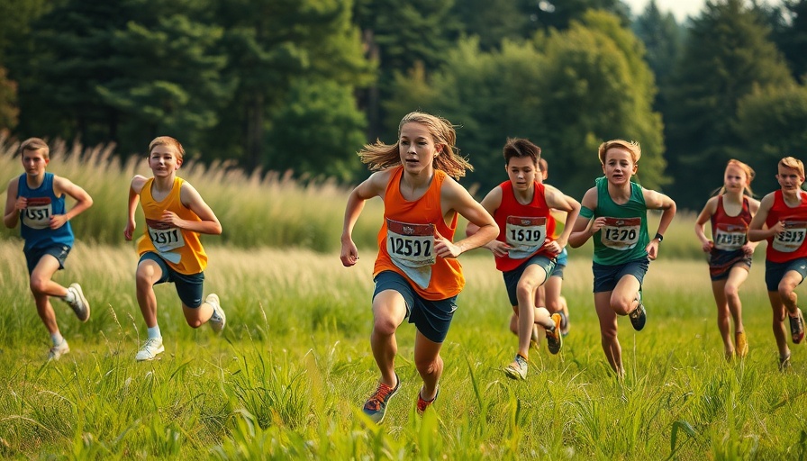 Understanding autism spectrum disorders Muskegon: Young athletes in cross-country race.