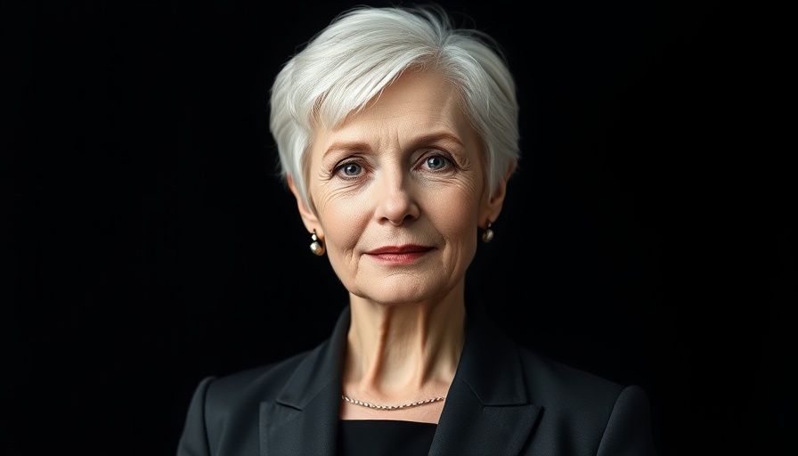 Portrait of a confident older woman, related to retirement income tax strategies.