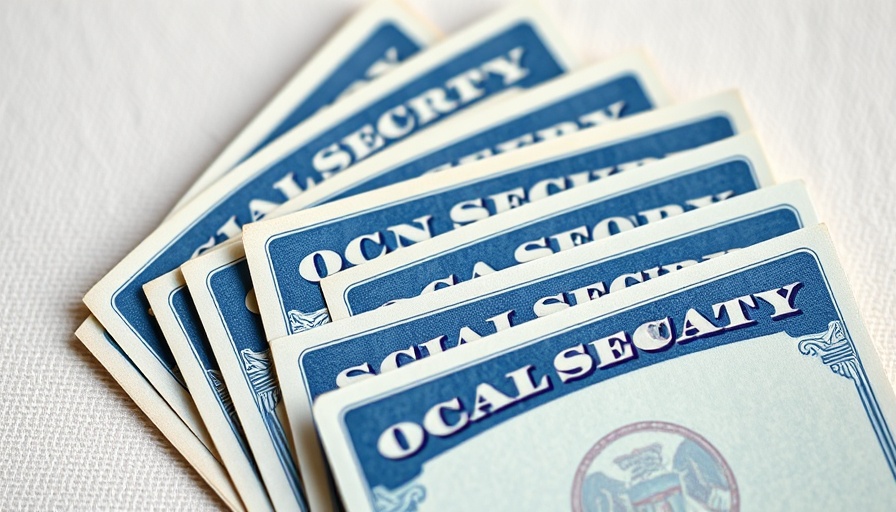 Multiple Social Security cards arranged in a fan for COLAs alternatives discussion.