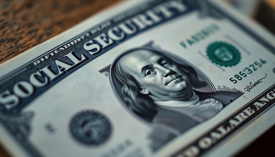 Social Security card and hundred dollar bill, highlighting financial consideration.