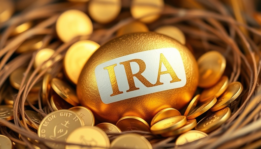 IRA rollovers from DC plans symbolized by a golden egg among coins.