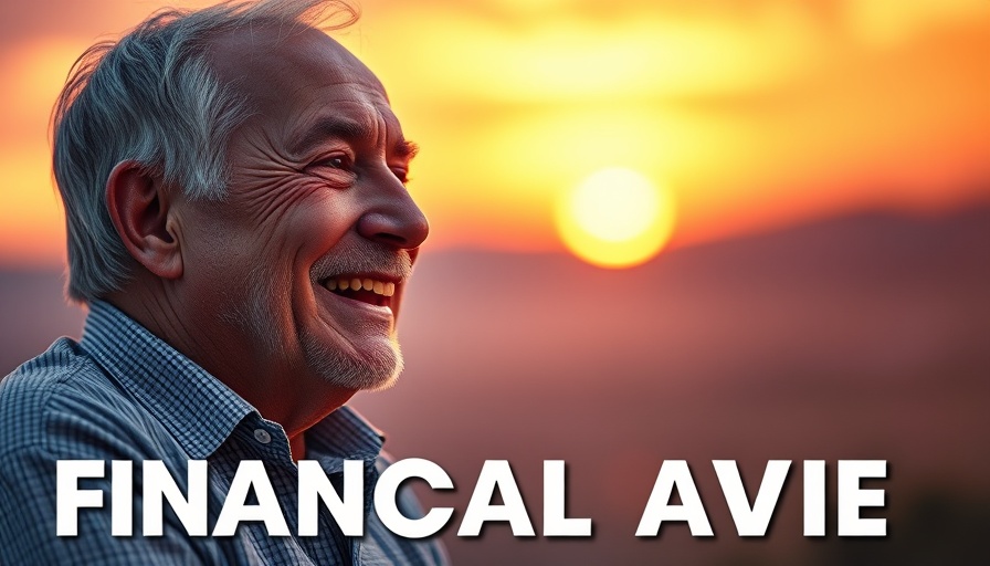 Elderly man discusses Dr. Oz Medicare reform plan over a sunset backdrop.