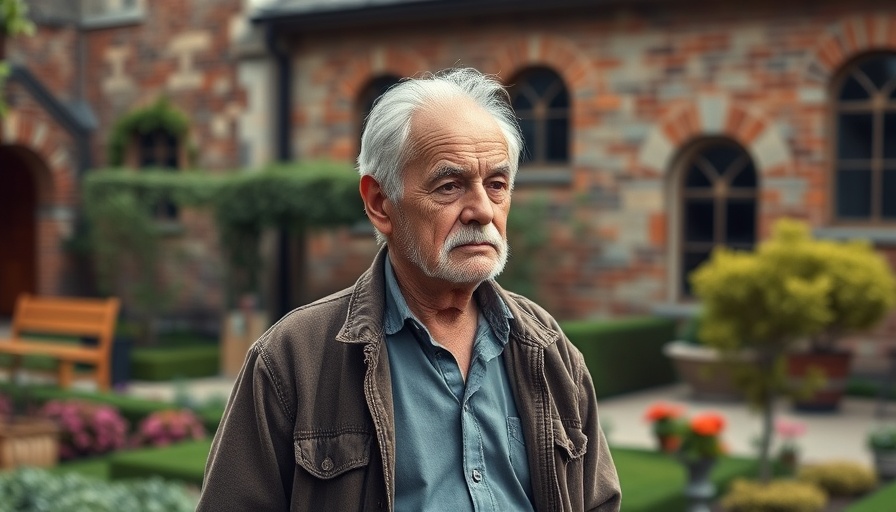 Elderly man in garden, reflecting federal cuts Medicaid food aid Missouri.