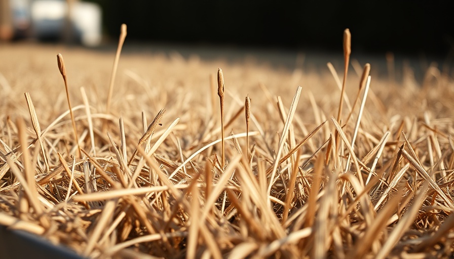 Dry, neglected lawn in need of lawn care services Shelby MI.