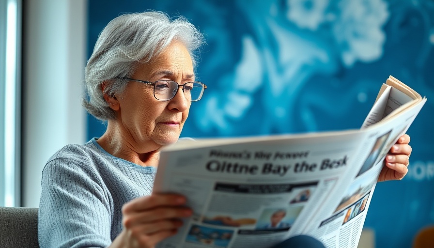 Elderly woman reading to prevent Alzheimer's disease.