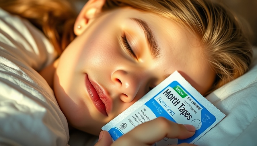 Young woman using best mouth tapes for sleeping, restful slumber.