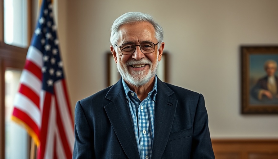 Distinguished older man smiling, related to Rural Health Transformation Program.