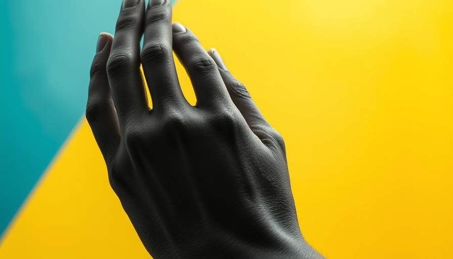 Two hands touching delicately, symbolizing compulsory heterosexuality.