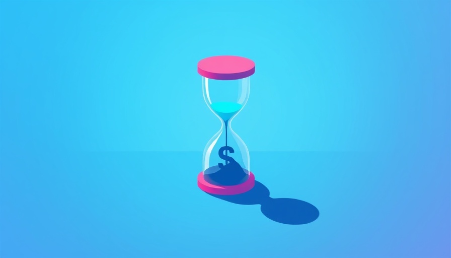 Minimalist hourglass with dollar shadow, Social Security retirement benefits Muskegon.